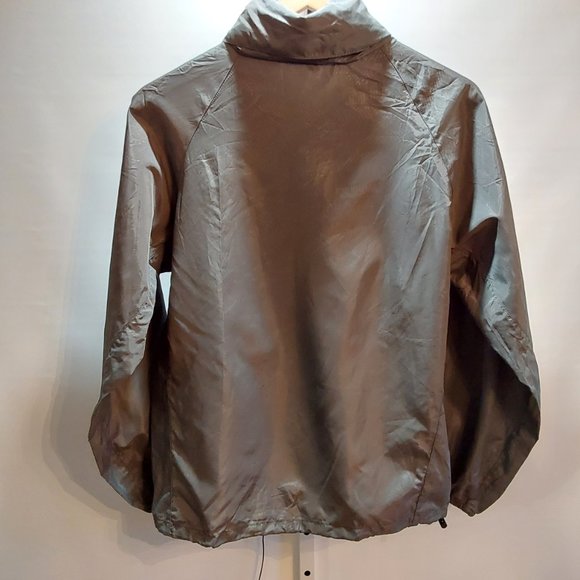 North Face Gray Wind Breaker Women's Size Medium - Picture 2 of 6